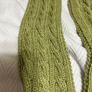 Olive Cable Knit Sweater